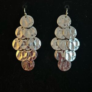 Silver Shepherd Hook Earings